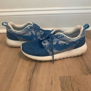 Blue Nikes
